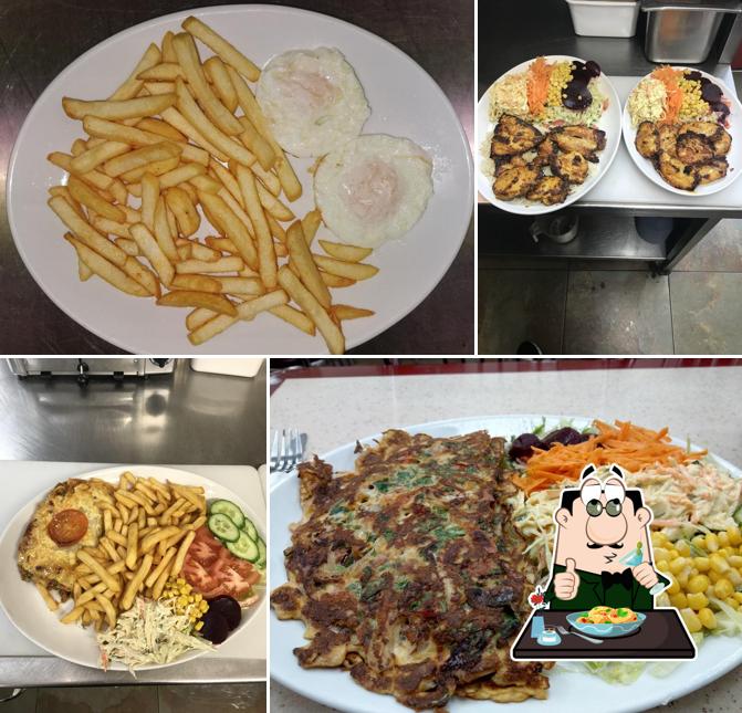 Copper Kettle cafe, 142 Rochester Way in London Restaurant menu and