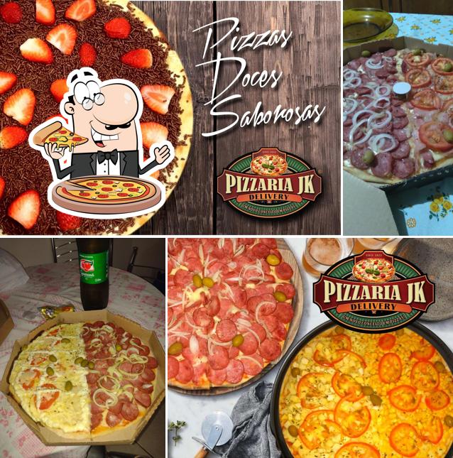 Peça pizza no JK Pizzaria Delivery