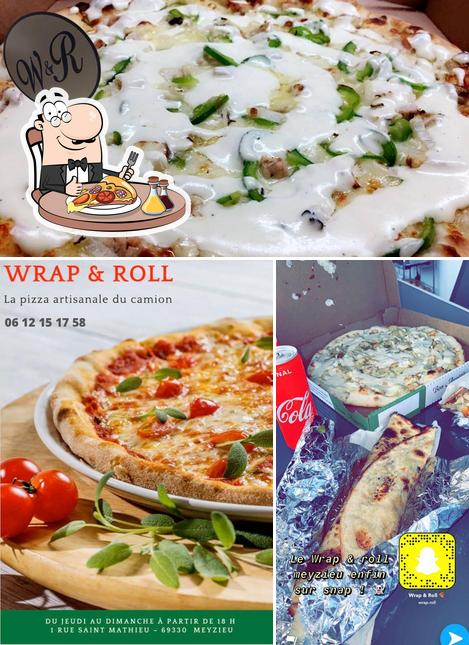 Elige una pizza en Wrap & Roll