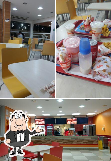 O interior do Bob's Shakes - Shopping Parnaíba