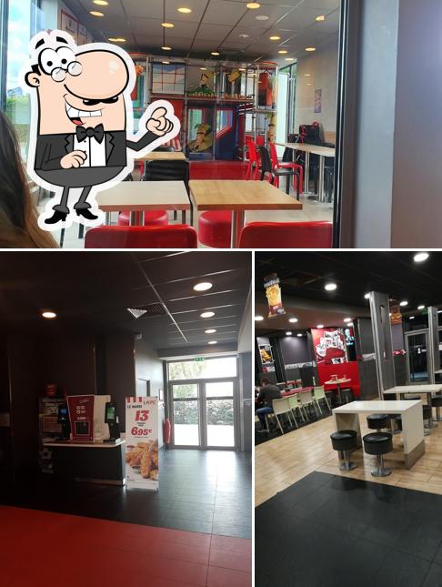 L'intérieur de KFC Goussainville