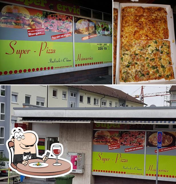 Essen im Super Pizza Service Gerlingen