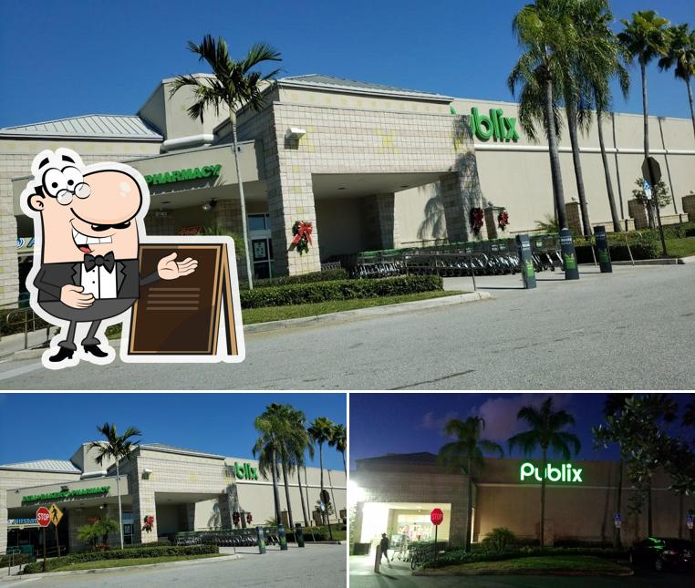 Take a look at the outside part of Publix Super Market at Palmetto Park Square