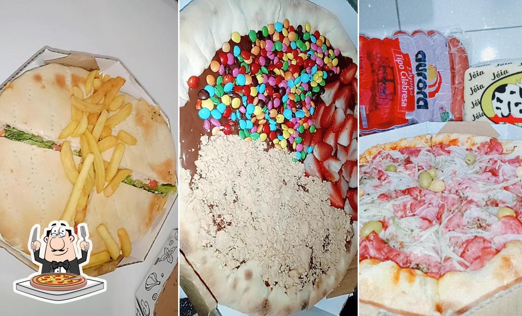 Escolha pizza no Pizzaria e Esfiharia Império