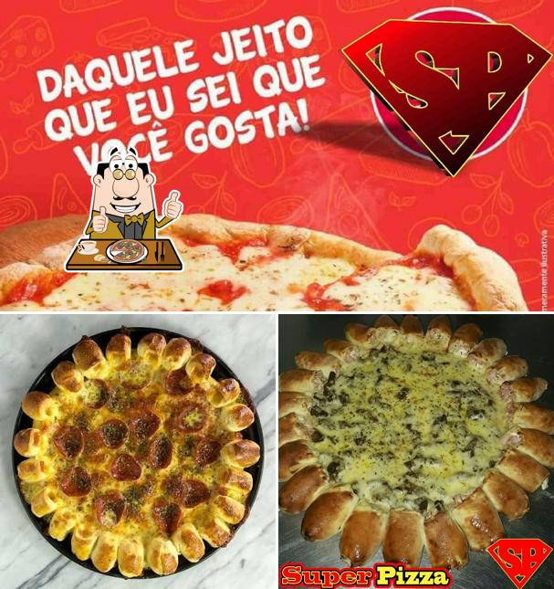 Peça diferentes variedades de pizza