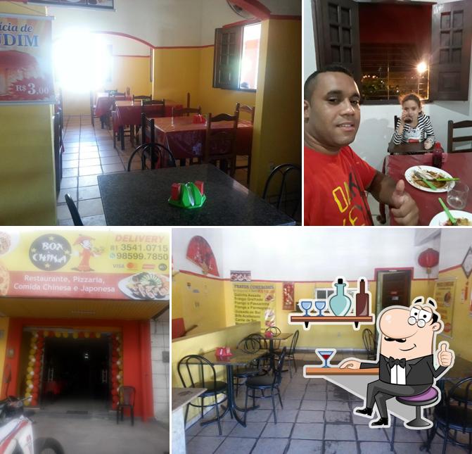 Veja imagens do interior do Box China