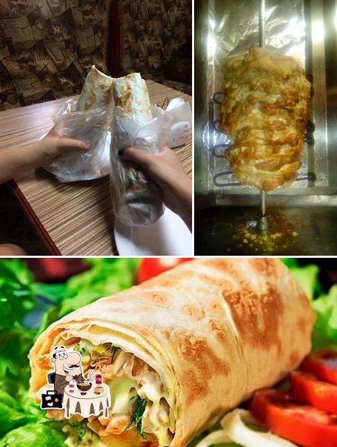 Nourriture à Shawarma Giros