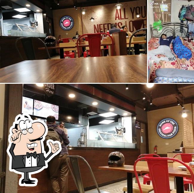 The interior of Pizza Hut