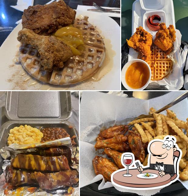 Chicken and Waffle at Kinfolk and More in Fort Pierce Restaurant menu