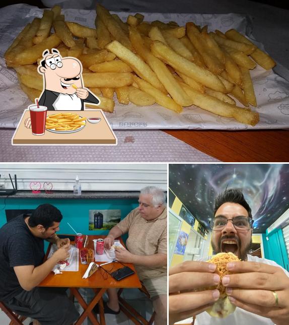 Batata frita em Time Burger