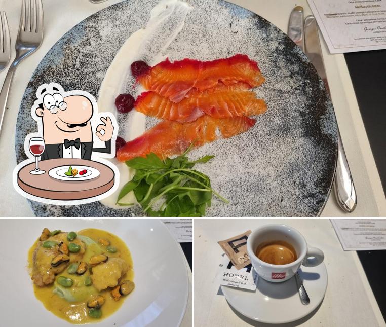 La cibo e bevanda del ristorante