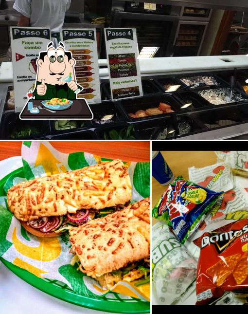 Platos en Subway