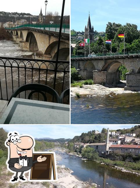 Jetez un coup d’œil à quoi ressemble Bar Restaurant De L'ardeche à l'extérieur