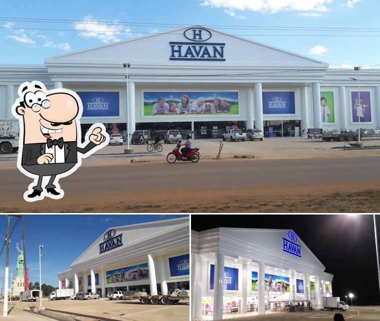 Veja imagens do exterior do Havan Vilhena