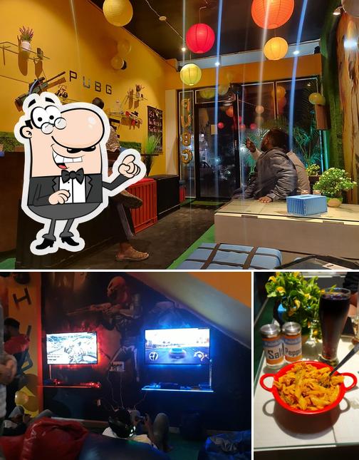 The picture of PUBG Cafe and Gaming Hub’s interior and beer