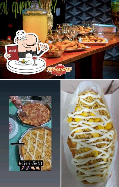 A imagem do Fernandes Pizzaria & Lanches’s comida e cerveja