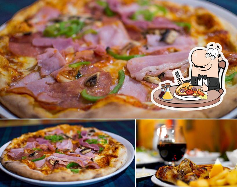 Order pizza at Route 66 Bar & Grill