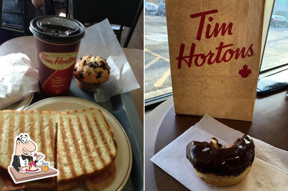 Tim Hortons sert une variété de plats sucrés