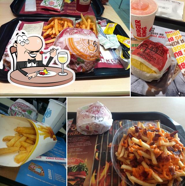 Comida em Burger King