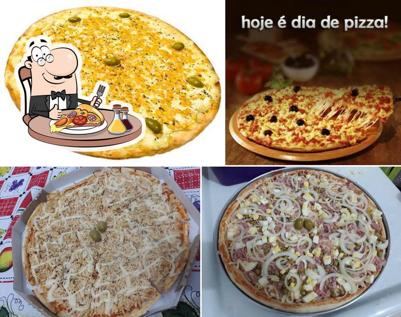 Consiga diversos estilos de pizza