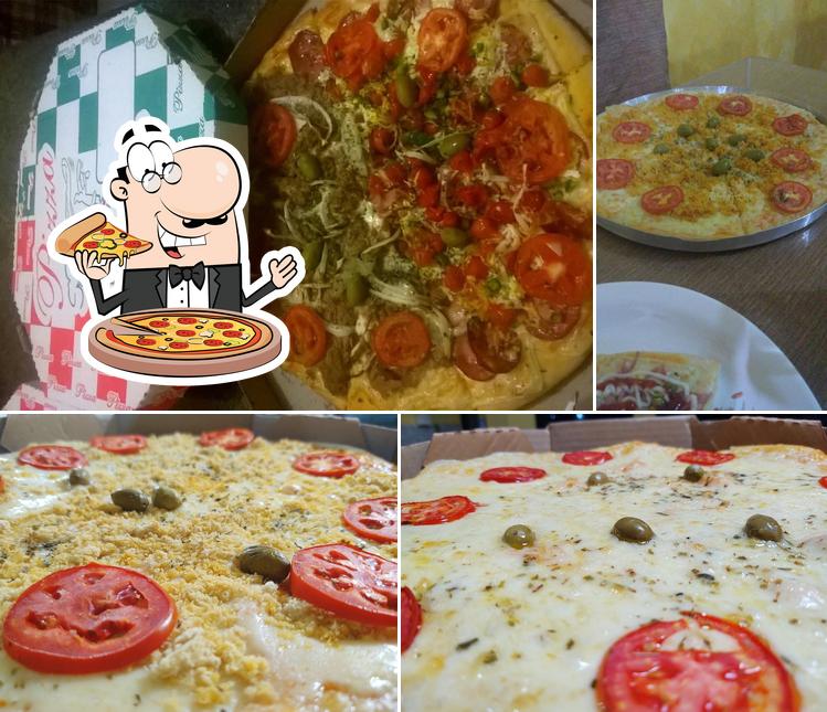 Escolha pizza no Pizzaria Paulistana