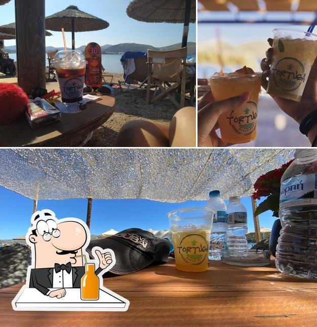 Enjoy a beverage at Tortuga Beach Bar