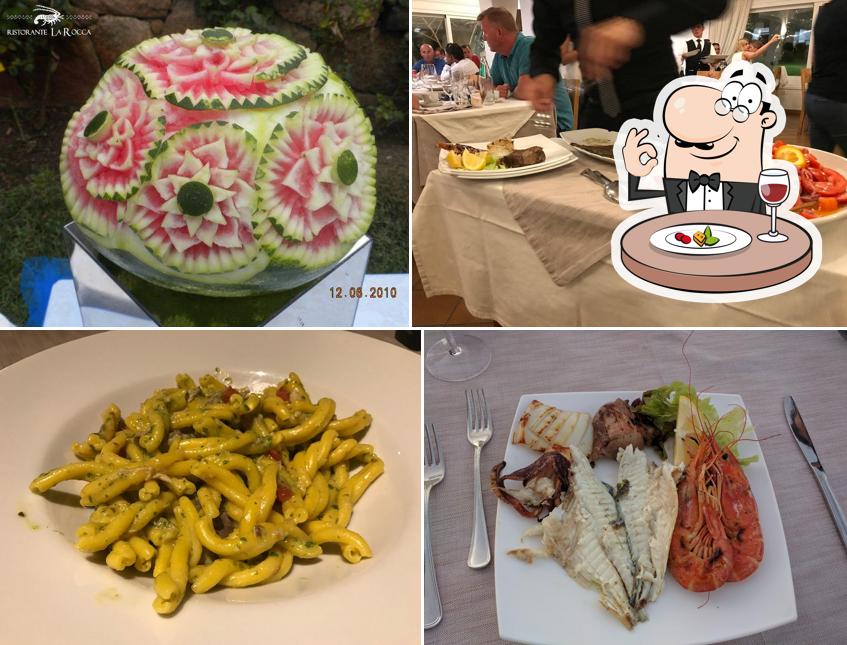 Cibo al Ristorante La Rocca da Chiara