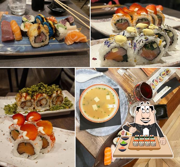 Ordina le diverse opzioni di sushi