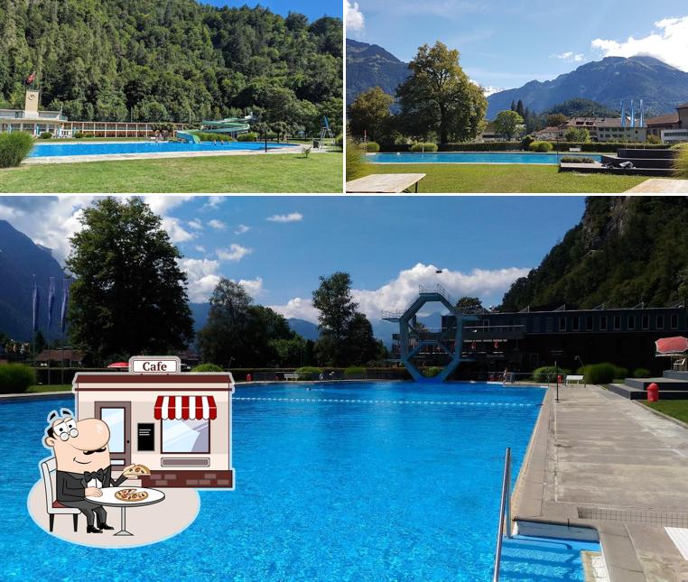 Curiosa tra l'area esterna di BÖDELIBAD Interlaken