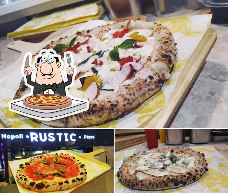 Essayez des pizzas à Rustic Pizza