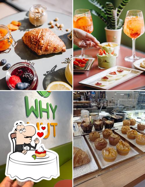 Why Nut propone un'ampia selezione di dessert