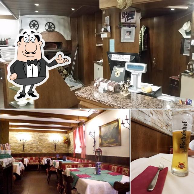 Questa è la foto che mostra la interni e birra di Ristorante Pizzeria La Roda