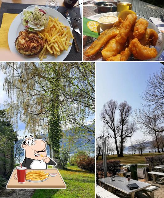 Ordina le patatine fritte a Cruchon