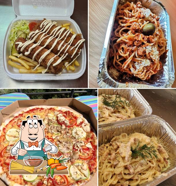 Spaghetti alla bolognese al Fast food Garfield,Rogoznica