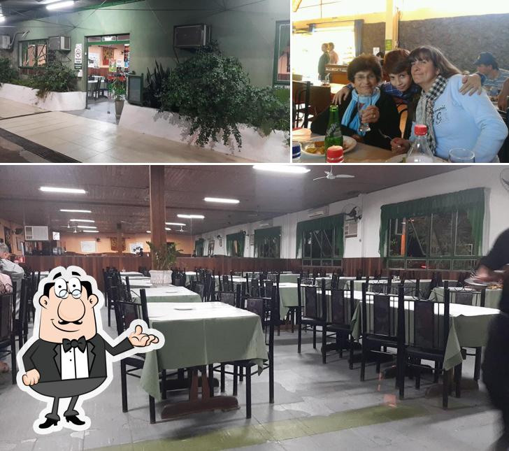 O interior do Churrascaria Sem Nome