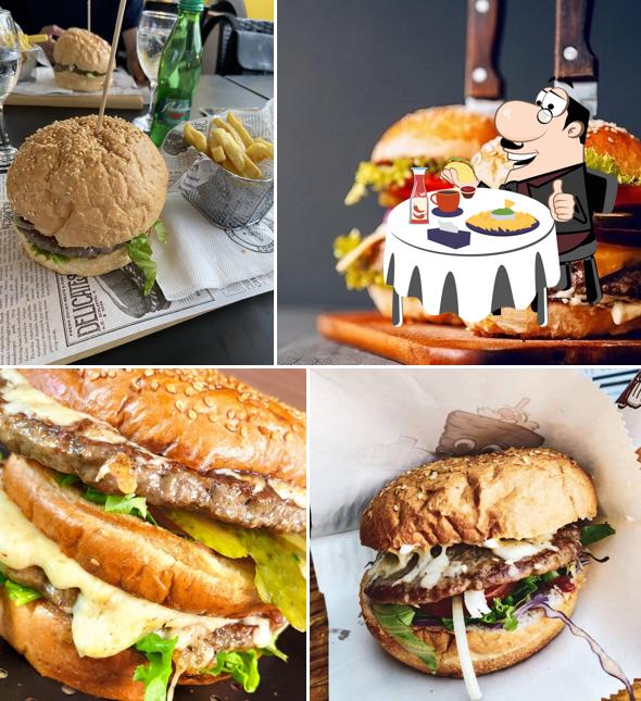 Prenditi un hamburger a Fast Food & Pizza Lucky Vir
