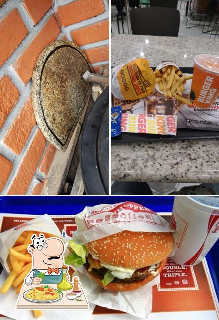 Comida em Burger King