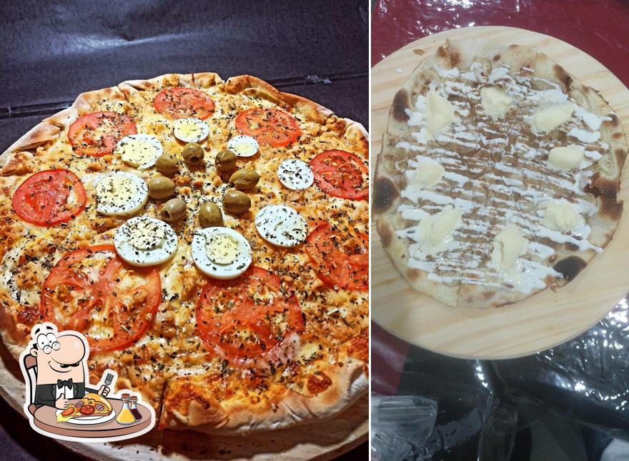 Peça diversos variedades de pizza