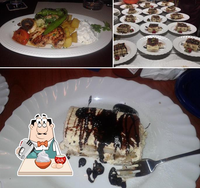 Pizzeria Santa Lucia offers a selection of desserts