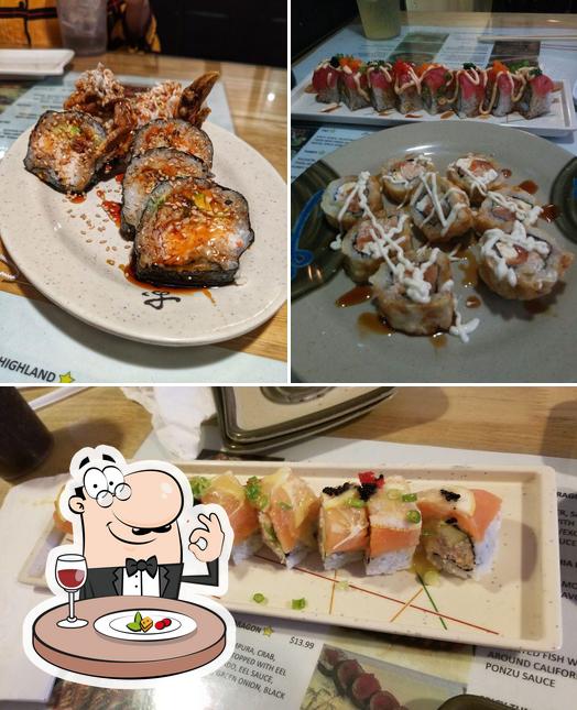 Блюда в "AkaSaka Sushi"