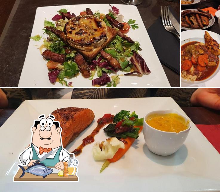 Saumon grillé à Chez Pol
