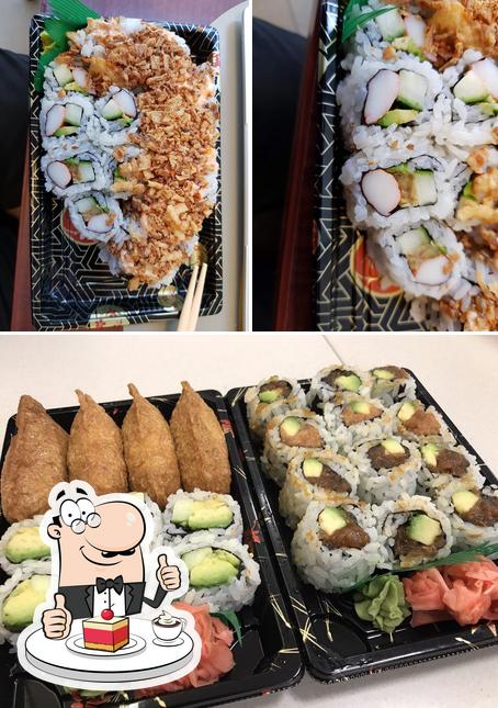 U-naru Sushi offre une sélection de plats sucrés