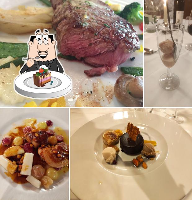 Torta al cioccolato al L'Auberge du Cygne