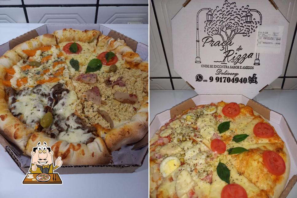 Peça diversos variedades de pizza