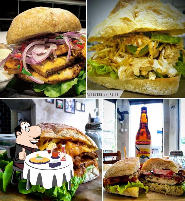 Peça um hambúrguer no El Peruano - Sangucheria & Bar
