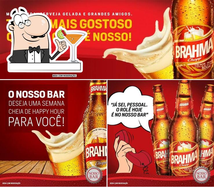 Escolha uma bebida do menu