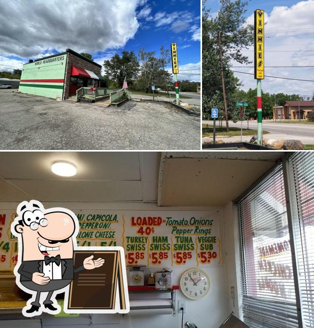 Vinnie's Italian Sub Shop in Romulus Restaurant menu and reviews