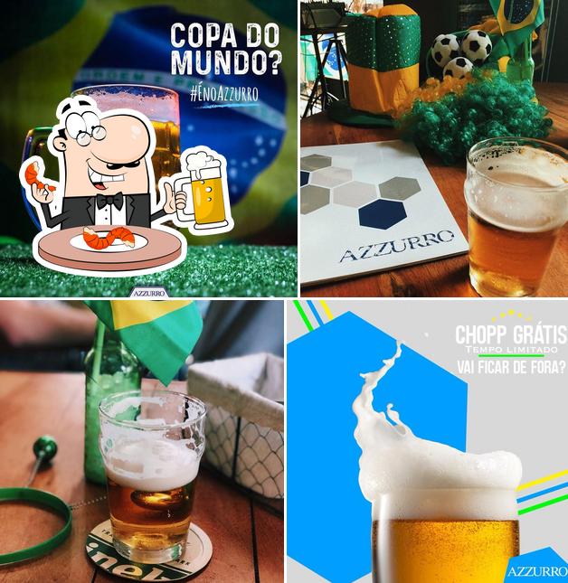 Peça um copo de cerveja leve ou escura