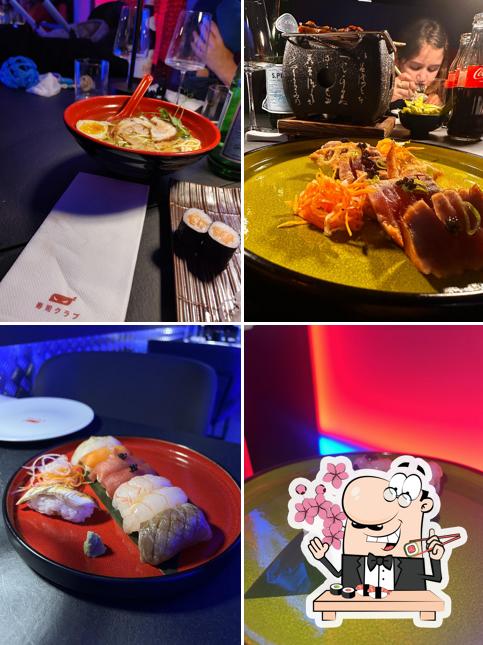 Scegli le varie opzioni di sushi