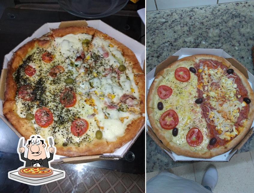 Experimente pizza no Pizzaria e Esfirraria Ki Sabor